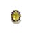 Bochic “Capri” Vintage Sapphire, Peridot & Lemon Quartz Ring Set In 18K Gold & Silver For Sale In New York - Image 6 of 12