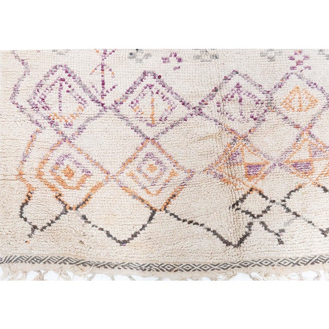 Doris Leslie Blau Moroccan Vintage Rug – Intricate Tribal Geometry For Sale - Image 4 of 9