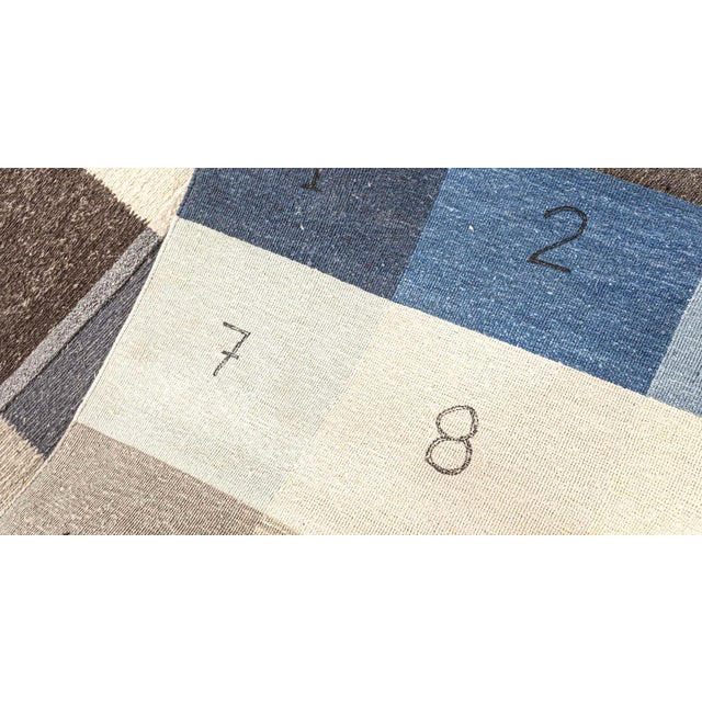 Gray Contemporary Handmade Multicolored Rug by Doris Leslie Blau For Sale - Image 8 of 8