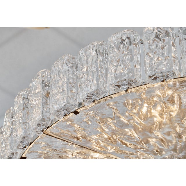 2020s Murano Glass “Piastre” Chandelier For Sale - Image 5 of 9