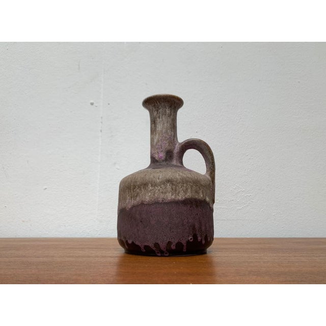 Brutalist Fat Lava Pottery Vase from Ruscha, West Germany, 1960s For Sale - Image 15 of 16
