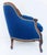 French 1920s Carved Walnut French Bergeres Armchairs Upholstered in Silk, a Pair For Sale - Image 3 of 15