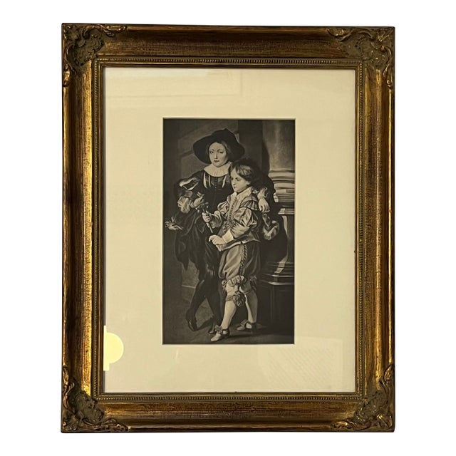 Engraving of the Sons of Peter Paul Rubens, After Rubens, 1802. For Sale