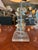 Contemporary Art Deco Table Lamp Stacked Geometric Crystal Cubes For Sale - Image 3 of 4