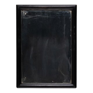 Chinese Black Lacquer Spoiled Mirror, C.. 1900 For Sale