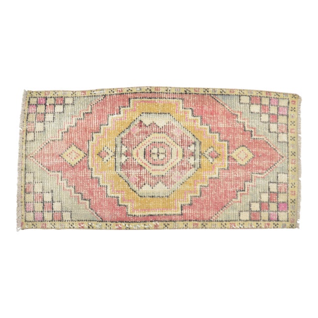 Mid 20th Century Bohemian Floor Handmade Rug For Sale