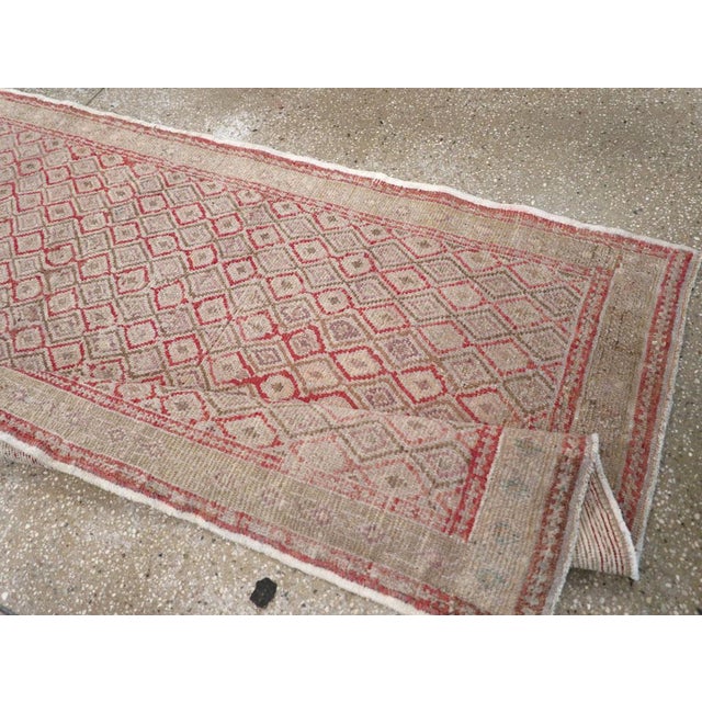 Galerie Shabab Collection Mid-20th Century Turkish Anatolian Small Runner For Sale - Image 9 of 10