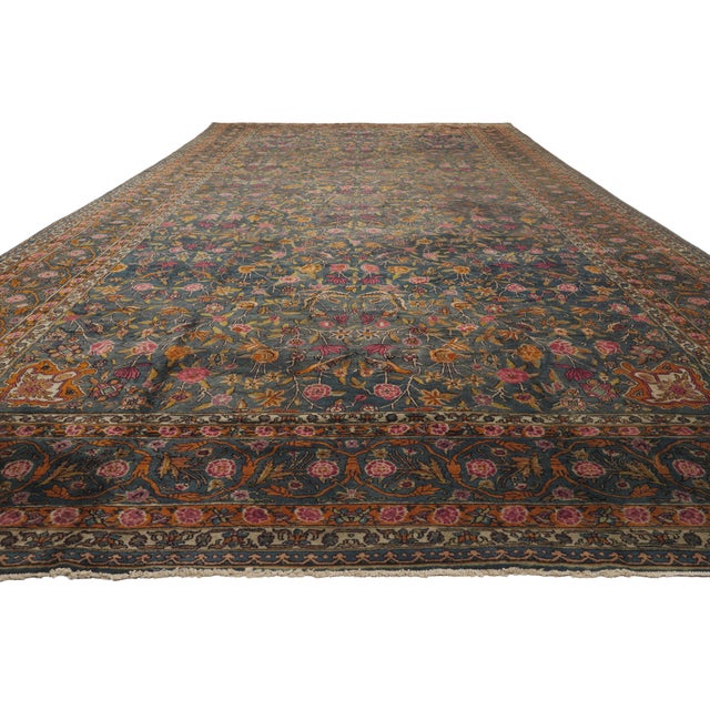 Late 19th Century Indian Agra Rug, 09'09 X 19'08 For Sale In Dallas - Image 6 of 11