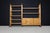 Large Brutalist Modular Shelving Unit in Oak with Metal Pegs and Cabinet, Belgium, 1960 For Sale - Image 6 of 17