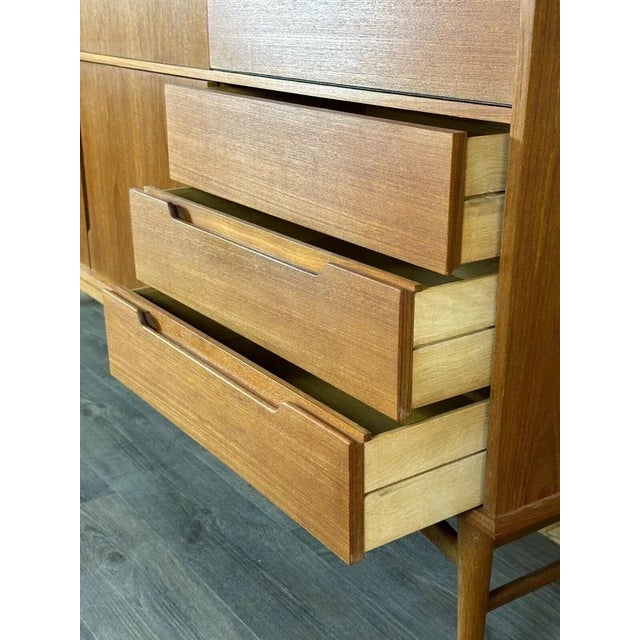 Object: sideboard Condition: good Age: around 1960-1970 Dimensions: Width = 230cm Depth = 43.5cm Height = 132.5cm...