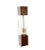 Mid Century Modern Walnut Lucite Grandfather Clock With Chime For Sale - Image 9 of 9