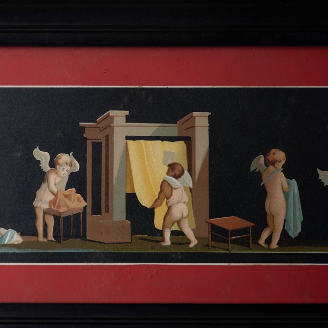 Three Pompeian Cupid Friezes After Geremia Discanno, c.1900 For Sale In Savannah - Image 6 of 12