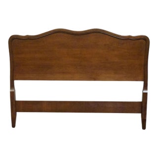 Drexel Heritage Peasant Provincial Country French Solid Hard Rock Maple French Full Size Headboard 900-2 For Sale