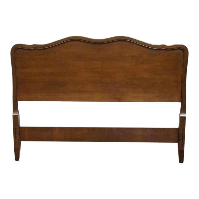 Drexel Heritage Peasant Provincial Country French Solid Hard Rock Maple French Full Size Headboard 900-2 For Sale