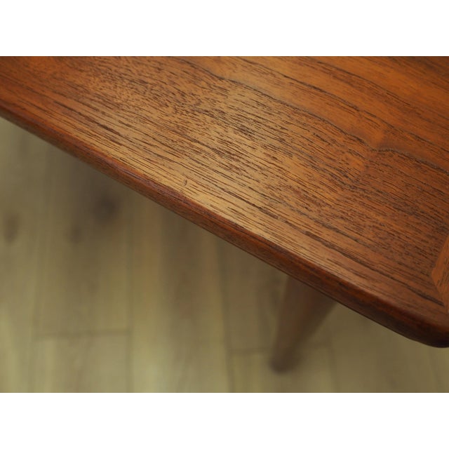 Vintage Danish Teak Table, 1970s For Sale - Image 12 of 14