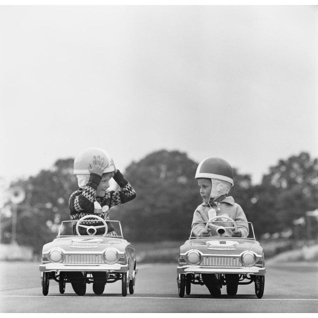 Junior Grand Prix Two young contestants in the Children's Junior Grand Prix at Crystal Palace, London, 5th June 1966....