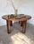 Constructivist Round Table in Walnut, 1950s For Sale - Image 12 of 18