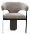 Sabrina Dining Armchair in Gray For Sale