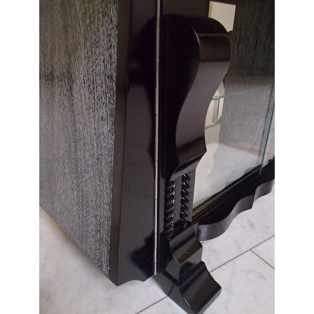 Oak Bar Table and Cabinet, 1940s For Sale - Image 10 of 13