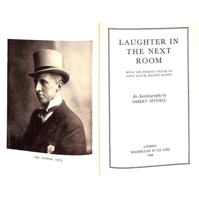 Being The Fourth Volume Of Left Hand, Right Hand! SITWELL, Osbert [381] pp. Macmillan & Co. Ltd 1949 8 3/4" x 6" Jacket...