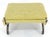 Regency Revival Style X Shape Base Upholstertred Bench From c1970s