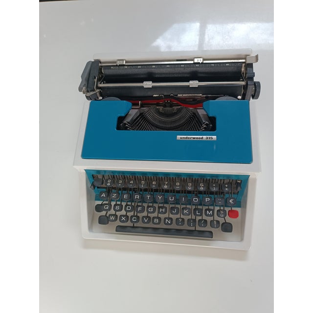 Space Age Model 315 Typewriter from Underwood, 1970s For Sale - Image 6 of 15