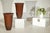 Artisan Ceramic Vases with Warm Brown Glaze and Subtle Red Undertones - A Pair For Sale - Image 18 of 18