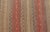 Vintage Turkish Kilim With Stripes in Blue, Tan, Brown, Cream and Orange For Sale - Image 9 of 12