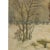 1930s "Snowy Creek" Winter Landscape Oil Painting by Richard Albitz For Sale - Image 9 of 12