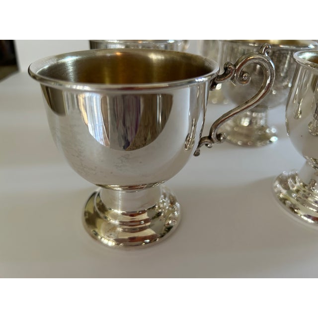 English Vintage Style Silver Plated Grapevine Punch Bowl Set - 10 Pieces For Sale - Image 3 of 6