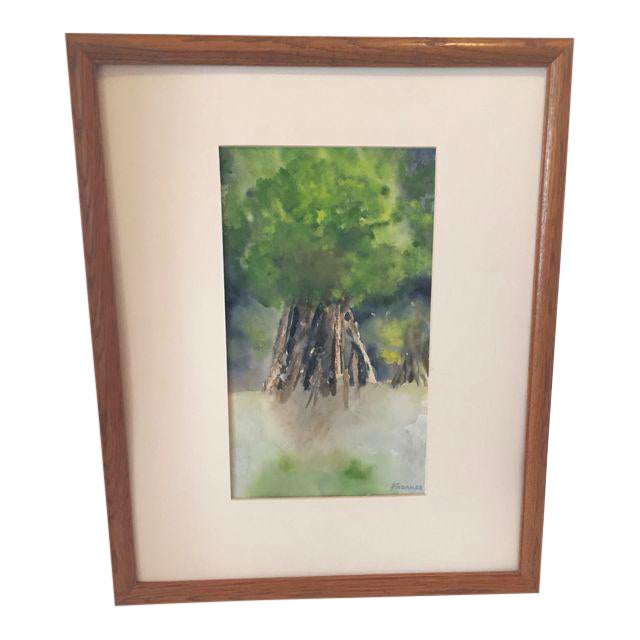 Original Framed Watercolor Painting Chairish