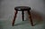 Rustic Bohemian Turned Wood Tripod Stool, 1960s For Sale - Image 3 of 7