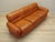 Animal Skin Italian Red Leather Sofa, Italy, 1970s For Sale - Image 7 of 14