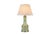 Vintage Mint Green Porcelain Table Lamp, 1950s For Sale - Image 9 of 9