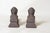 19th Century Cast Iron Andirons, 1890s, Set of 2 For Sale - Image 9 of 9