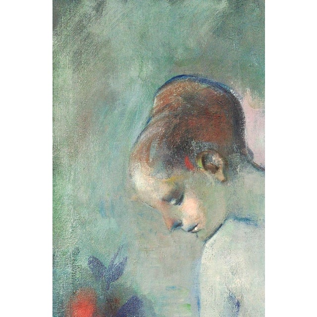 Luciano Sopelsa, Nude Nudo Al Tramanto, 1975, Oil Painting on Canvas, Framed For Sale - Image 6 of 18