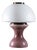 Pink and White Table Lamp, 1970s For Sale