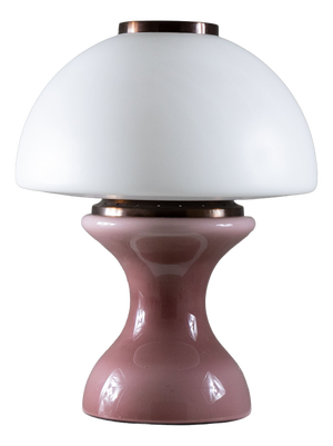 Pink and White Table Lamp, 1970s