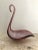 Italian Murano Purple and Violet Swan Art Glass Sculpture, 1960s For Sale - Image 9 of 9