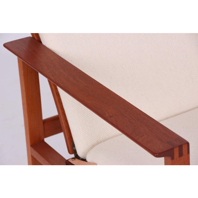 Wood Vintage Model 2254 and 2248 Mahogany Seating by Børge Mogensen for Fredericia, 1960s, Set of 2 For Sale - Image 7 of 13
