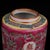 Chinoiserie Pink Famille Rose Longevity Lidded Tea Caddy, Chinoiserie Small Porcelain Ginger Jar For Sale - Image 3 of 9