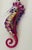 Two spectacular Old world Christmas tree ornaments, Sea Horses figurines, 5”, handblown glass Handpainted.