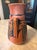 1930s Roseville Laurel Art Pottery Persimmon Color Vase #667- 6 Ca. 1934 For Sale - Image 5 of 7