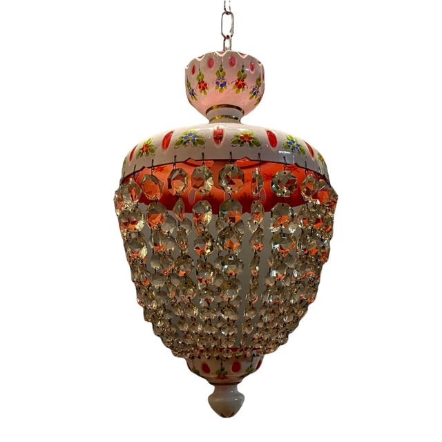 Venetian Murano Glass Pendant Lamp For Sale - Image 10 of 10