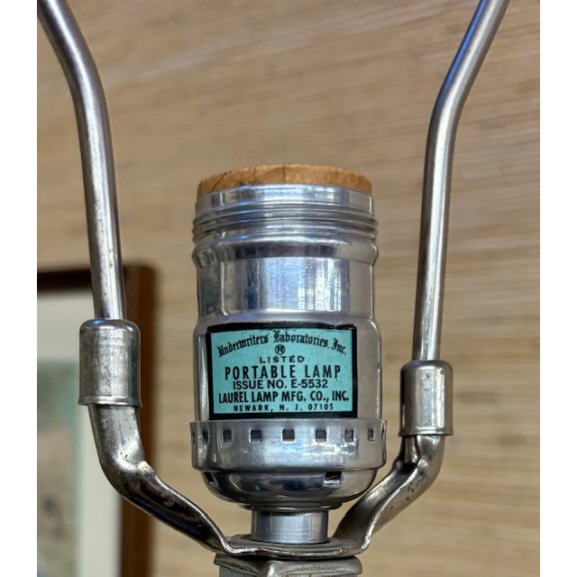 Original Mid Century Pierre Cardin for Laurel Lamp Co. Signed For Sale In New York - Image 6 of 6