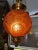 Red 19thc French Napoleon III Red Art Glass Hanging Lantern Fixture Signed by Baccarat For Sale - Image 8 of 18