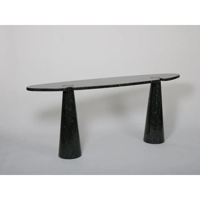 Designed by Angelo Mangiarotti for Skipper from the 'Eros' series, Nero Marquina marble This piece is attributed to the...