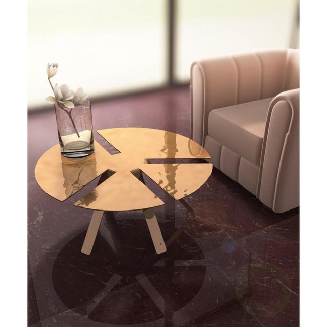 Not Yet Made - Made To Order Pace Round Coffee Table in Powder-Coated Aluminum by Altreforme For Sale - Image 5 of 8
