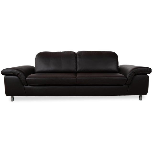 Model 29830 2-Seater Sofa in Dark Brown Leather from Willi Schillig For Sale - Image 17 of 17