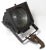Industrial Authentic Vintage Mid Century Steel & Molded Glass Lens Theatre Stage Spotlight Lamp For Sale - Image 3 of 13